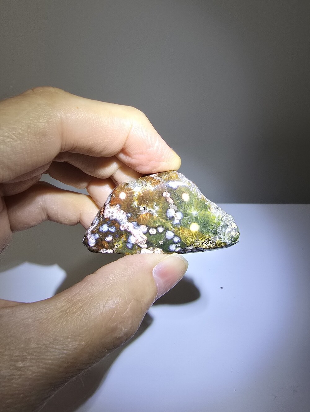 Wavellite in Matrix Polished Crystal Specimen #G